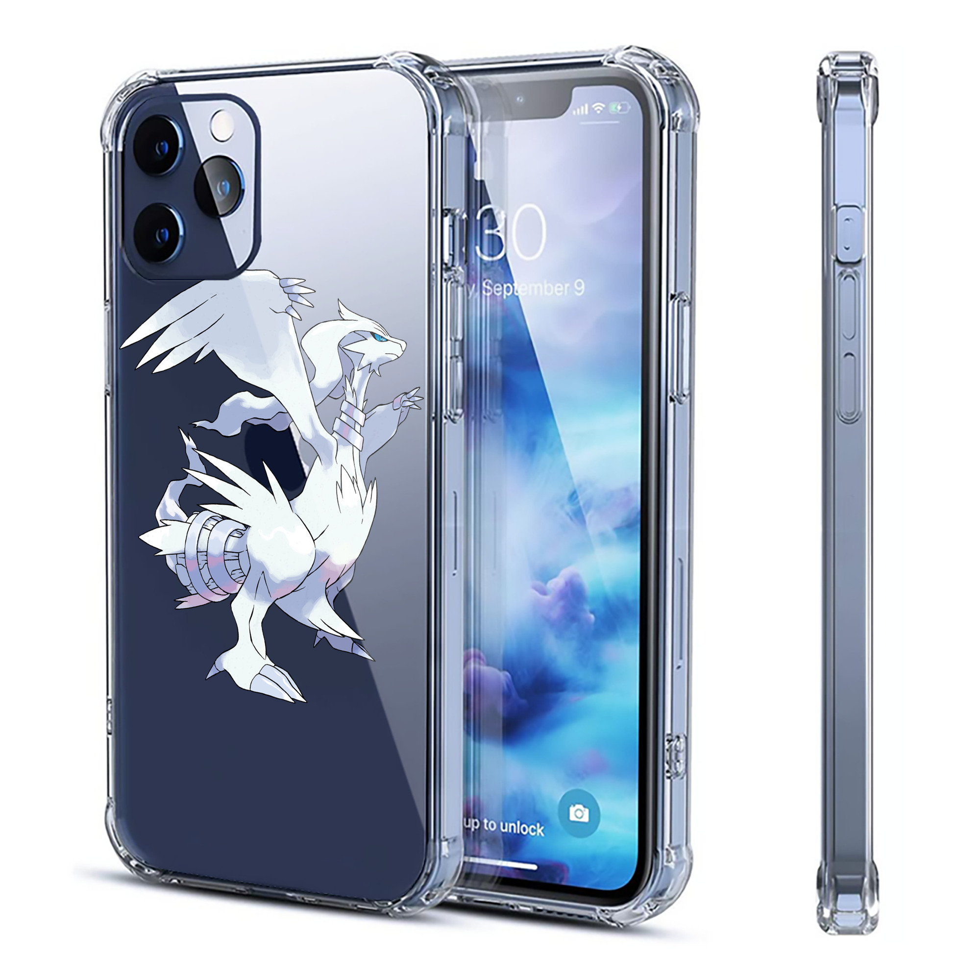 （画像用） ポケットモンスター Pokémon 【iPhone 12シリーズ対応】透明スマホケース（クリアソフトケース）